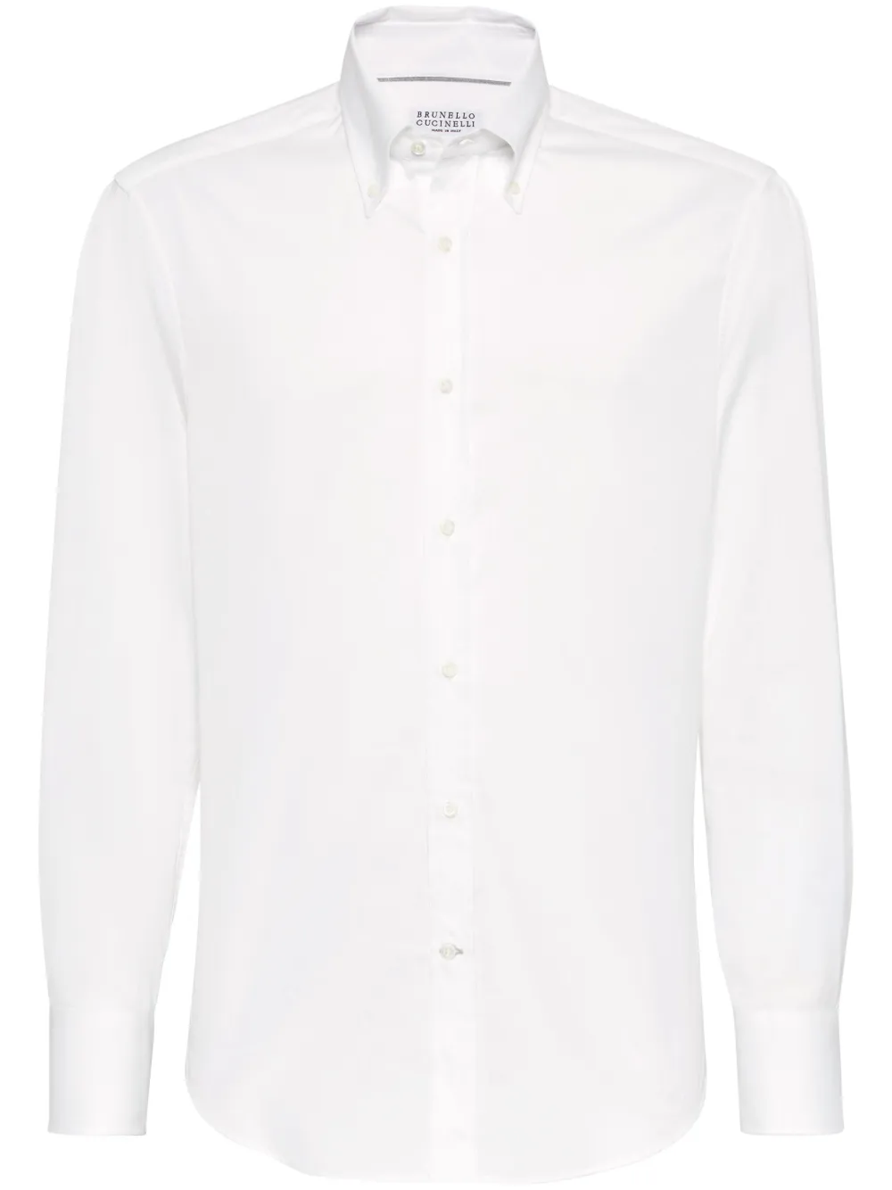 Рубашка с воротником на пуговицах Brunello Cucinelli, белый
Рубашка с воротником на пуговицах Brunello Cucinelli, белый