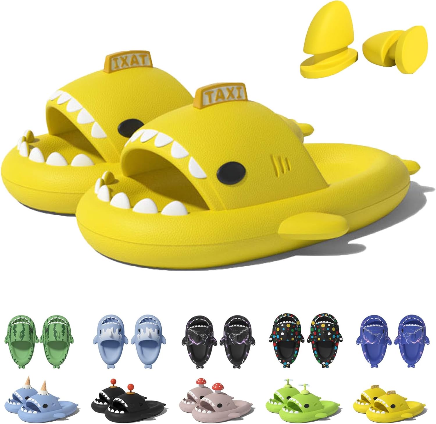 Шлепанцы в форме акулы в рожке мороженого Jfxgjuv, желтый
Шлепанцы в форме акулы в рожке мороженого Jfxgjuv, желтый