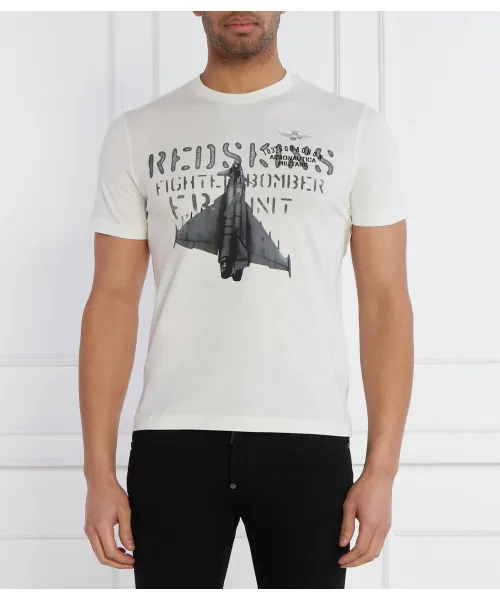 Футболка Regular fit Aeronautica Militare, белый 
Футболка Regular fit Aeronautica Militare, белый