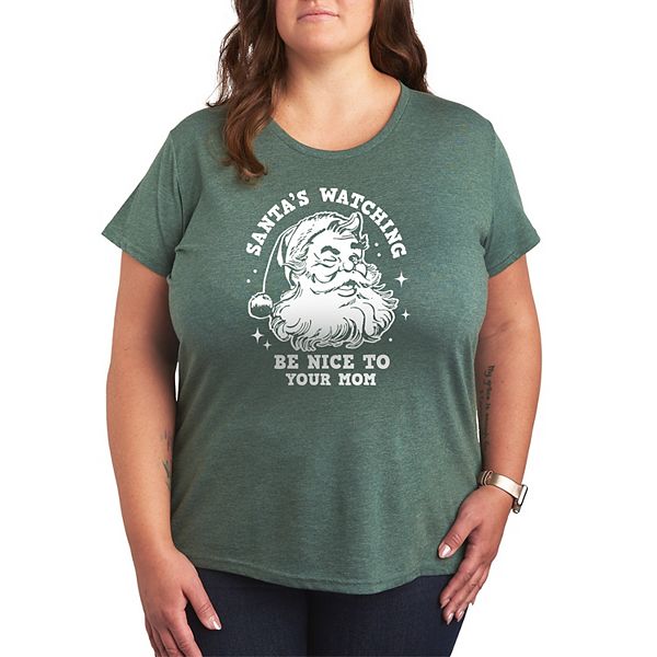 Футболка с принтом "Santa's watching be nice to your mom" Plus size Licensed Character, Heather Juniper
Футболка с принтом "Santa's watching be nice to your mom" Plus size Licensed Character, Heather Juniper
