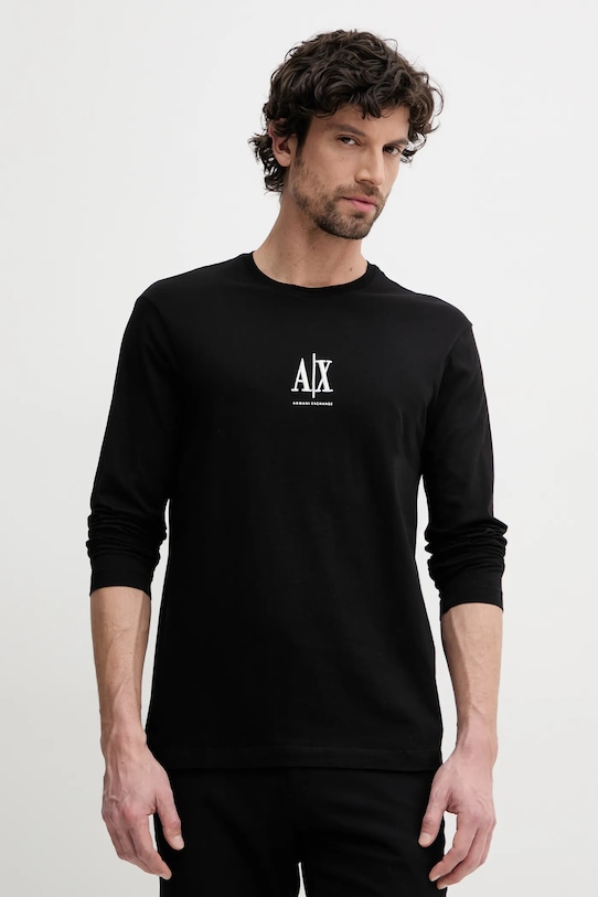 Хлопковая водолазка Armani Exchange, черный
Хлопковая водолазка Armani Exchange, черный