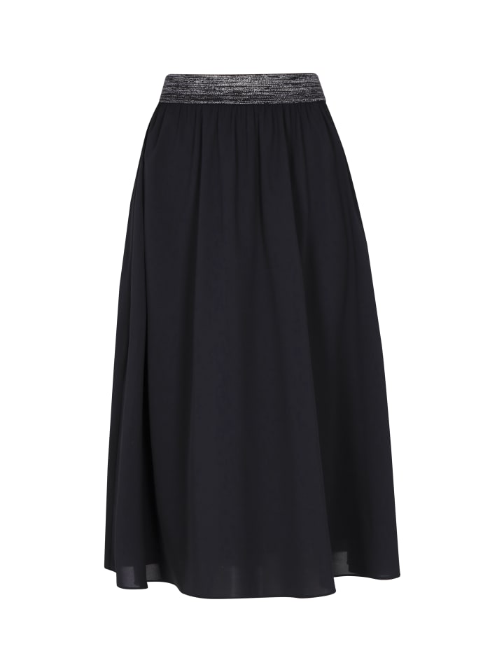 Юбка длиной до колена DreiMaster Klassik, темно-синий 
Юбка длиной до колена DreiMaster Klassik, темно-синий