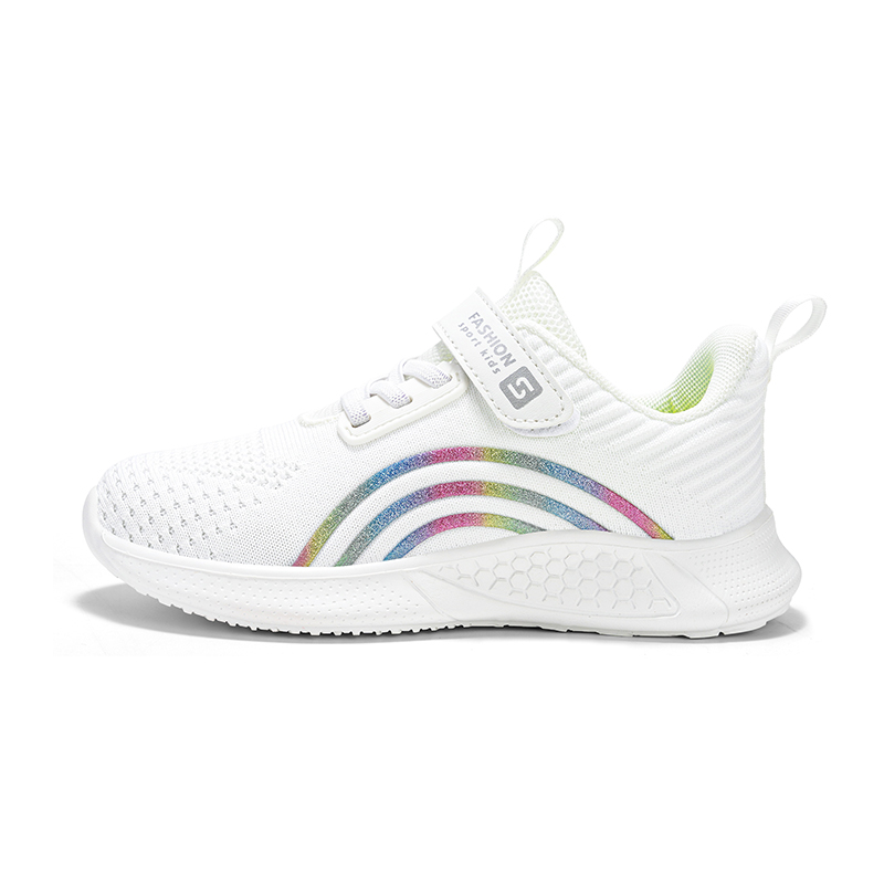 Противоскользящая износостойкая детская обувь для повседневной носки FIRS Kids, белый 
Противоскользящая износостойкая детская обувь для повседневной носки FIRS Kids, белый