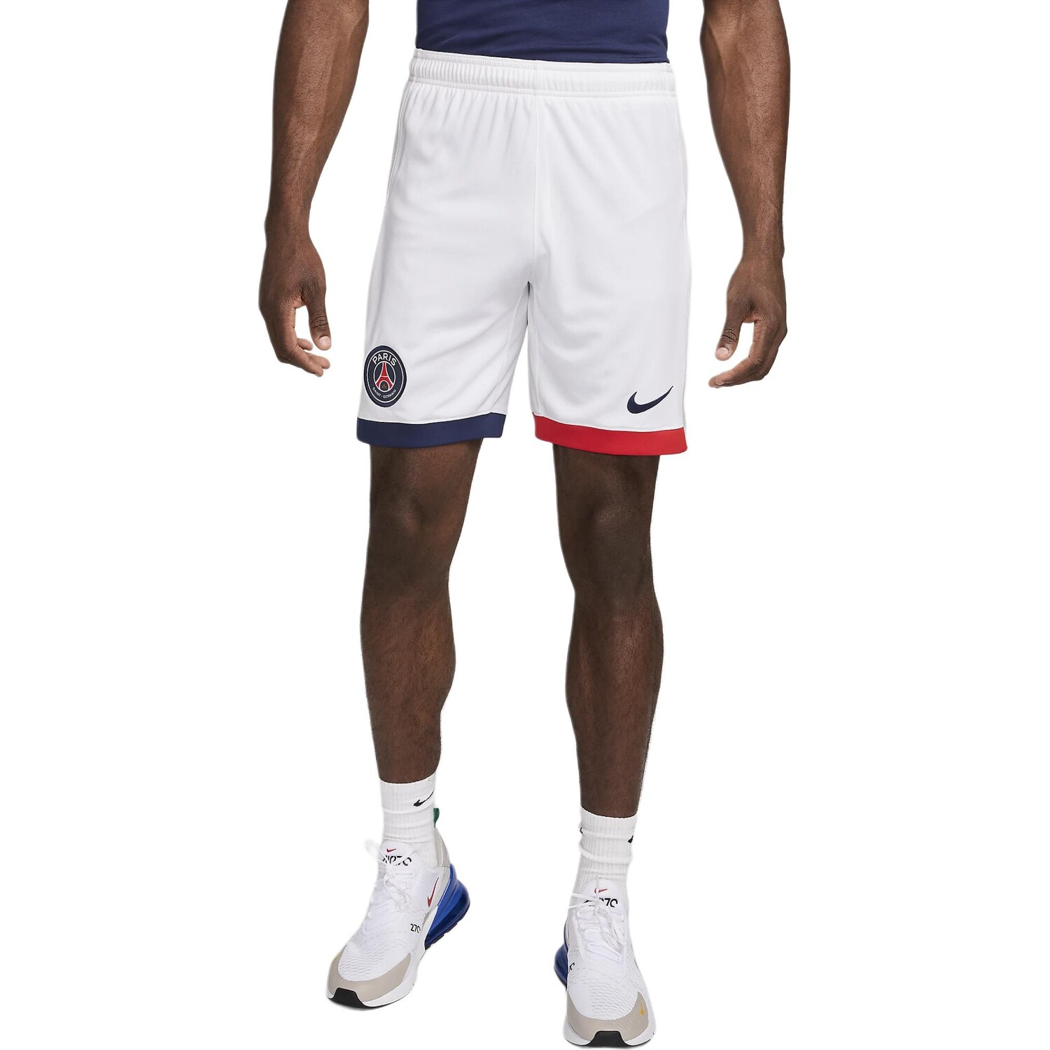 Футбольные шорты Paris Saint-Germain мужские белые Nike, белый
Футбольные шорты Paris Saint-Germain мужские белые Nike, белый