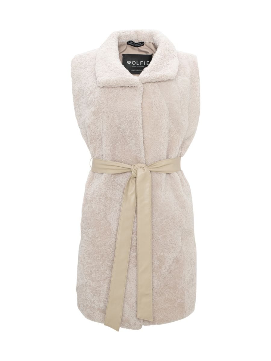 Длинный жилет из овчины с поясом Made For Generations WOLFIE FURS, цвет Curlybeige
Длинный жилет из овчины с поясом Made For Generations WOLFIE FURS, цвет Curlybeige