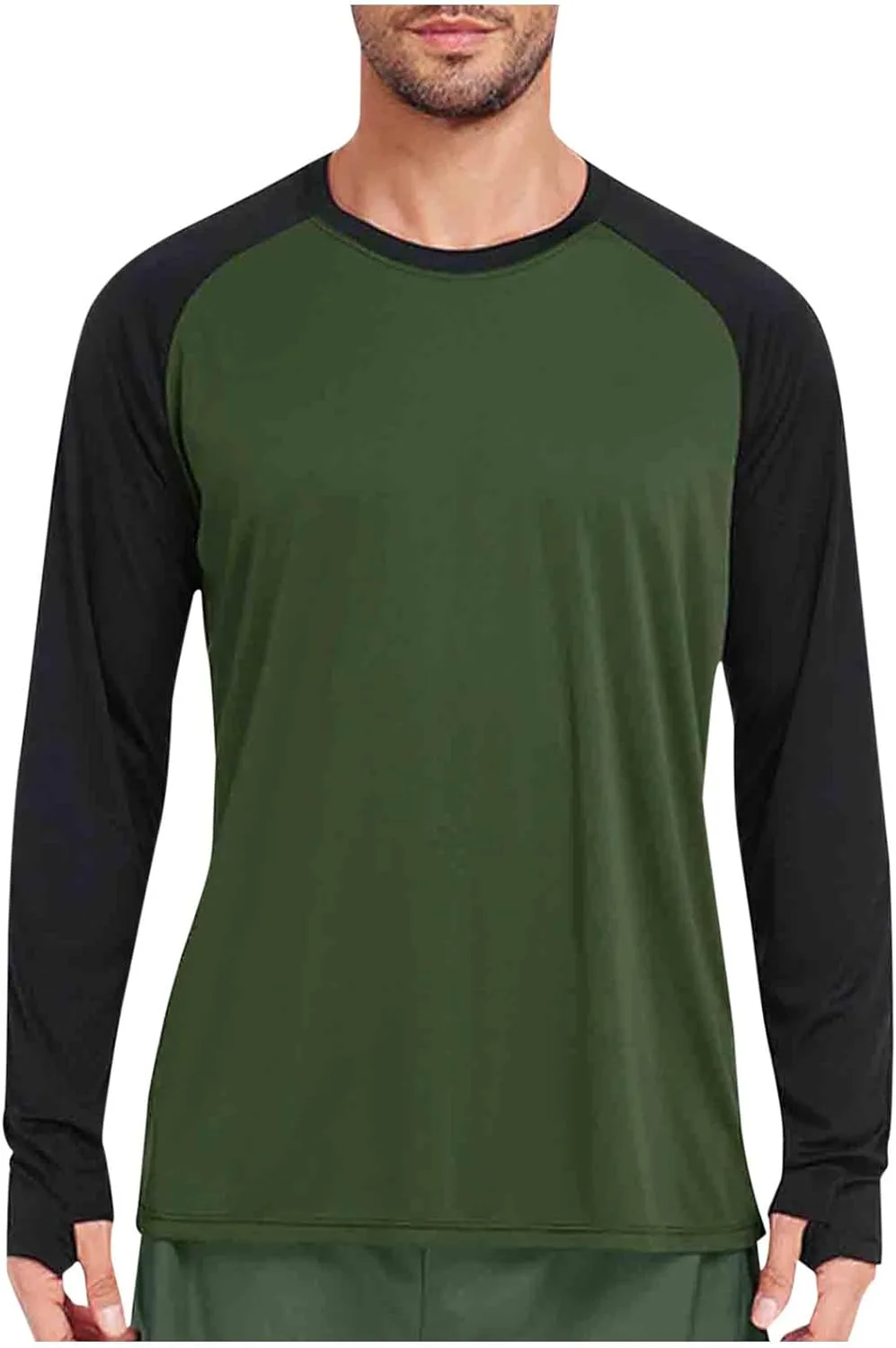 Мужская спортивная футболка с длинным рукавом и круглым вырезом, свободный крой
Мужская спортивная футболка с длинным рукавом и круглым вырезом, свободный крой