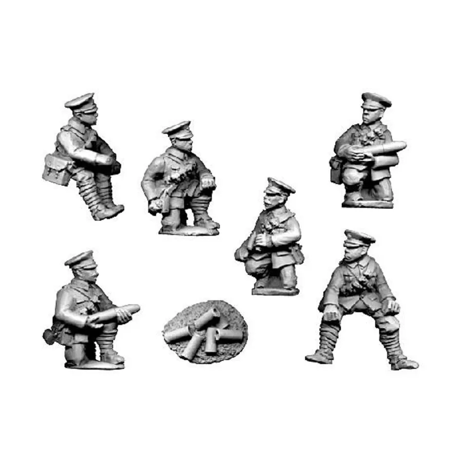 Британский экспедиционный состав - Британский артиллерийский расчет, Great War Miniatures - The Western Front 1914-18, Britain (28mm)
Британский экспедиционный состав - Британский артиллерийский расчет, Great War Miniatures - The Western Front 1914-18, Britain (28mm)