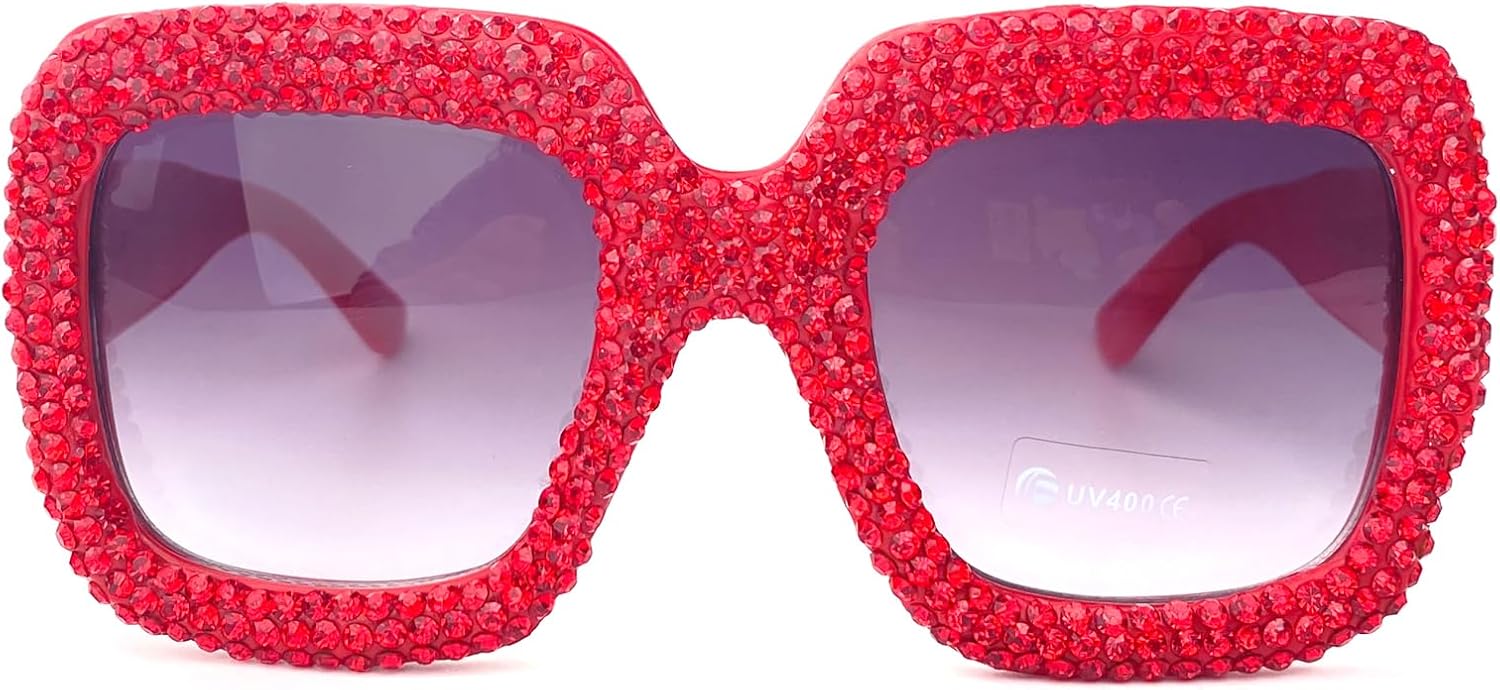 Модные квадратные солнцезащитные очки с бриллиантами для женщин, блестящие, со стразами, для вечеринок, модные женские солнцезащитные очки в стиле панк с градиентом mincl, Red
Модные квадратные солнцезащитные очки с бриллиантами для женщин, блестящие, со стразами, для вечеринок, модные женские солнцезащитные очки в стиле панк с градиентом mincl, Red