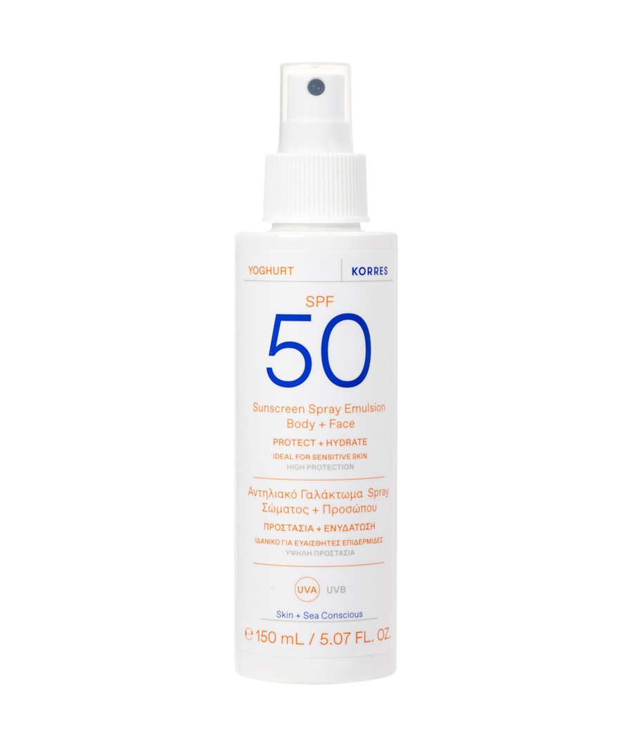 Солнцезащитный крем KORRES YOGHURT Sonnenspray-Emulsion für Gesicht und Körper SPF50, 150 ml
Солнцезащитный крем KORRES YOGHURT Sonnenspray-Emulsion für Gesicht und Körper SPF50, 150 ml