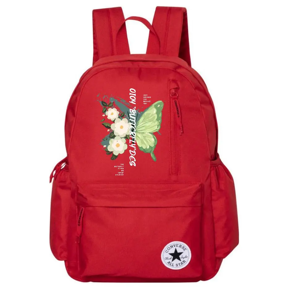 Converse Полиэстеровый рюкзак обычный унисекс красный, Butterfly Print
Converse Полиэстеровый рюкзак обычный унисекс красный, Butterfly Print