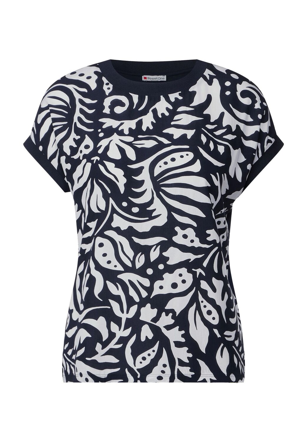 Футболка женская с принтом по всей поверхности Street One, цвет Deep Blue
Футболка женская с принтом по всей поверхности Street One, цвет Deep Blue