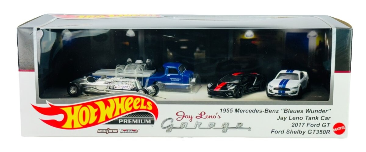 HOT WHEELS PREMIUM 2023 JAY LENO'S GARAGE НАБОР из 4 предметов HKC17
HOT WHEELS PREMIUM 2023 JAY LENO'S GARAGE НАБОР из 4 предметов HKC17