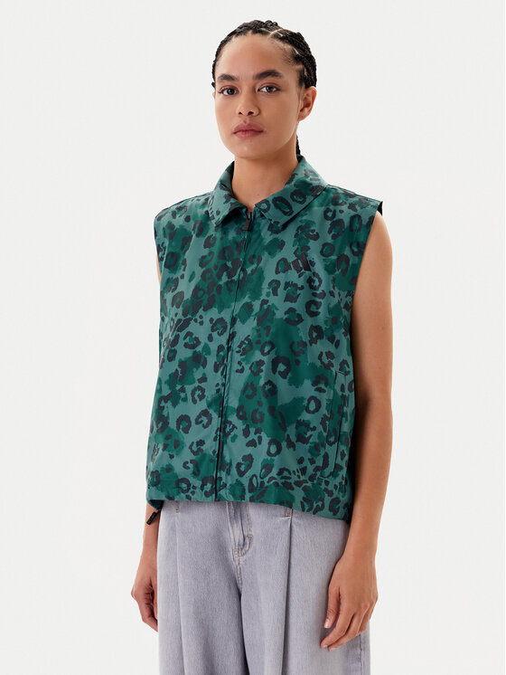 Жилет loose fit Animal Print 3-Stripes JV6958 Adidas, зелёный
Жилет loose fit Animal Print 3-Stripes JV6958 Adidas, зелёный