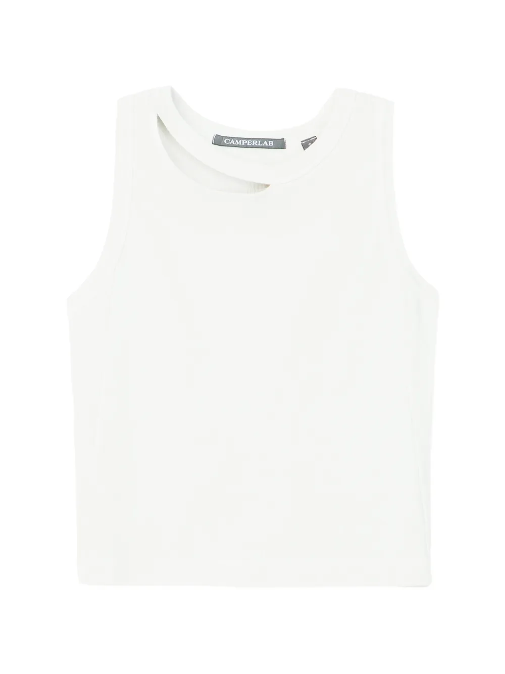 Топ-майка в рубчик с вырезами Camperlab, бежевый
Топ-майка в рубчик с вырезами Camperlab, бежевый