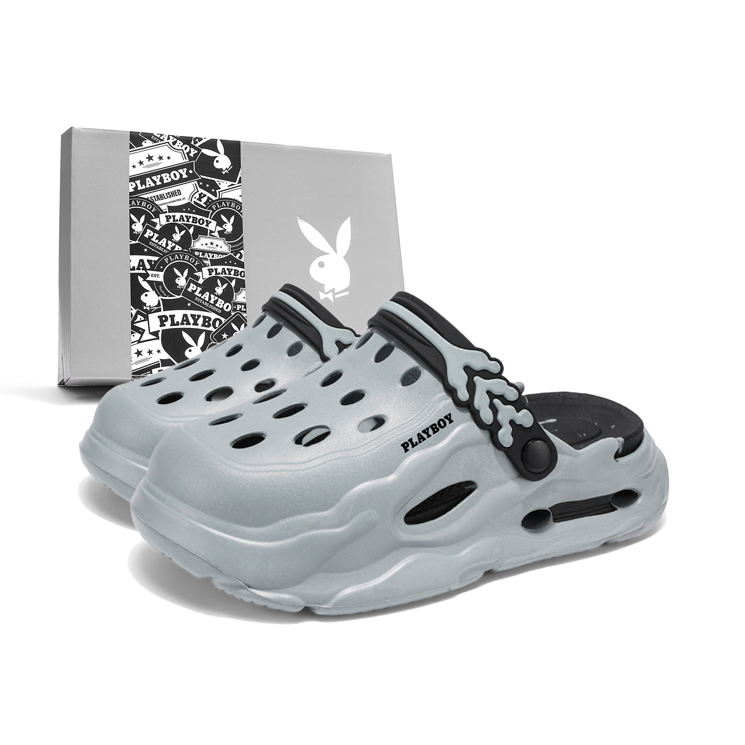 Playboy Клоги мужские сине-серые, цвет Blue Gray
Playboy Клоги мужские сине-серые, цвет Blue Gray