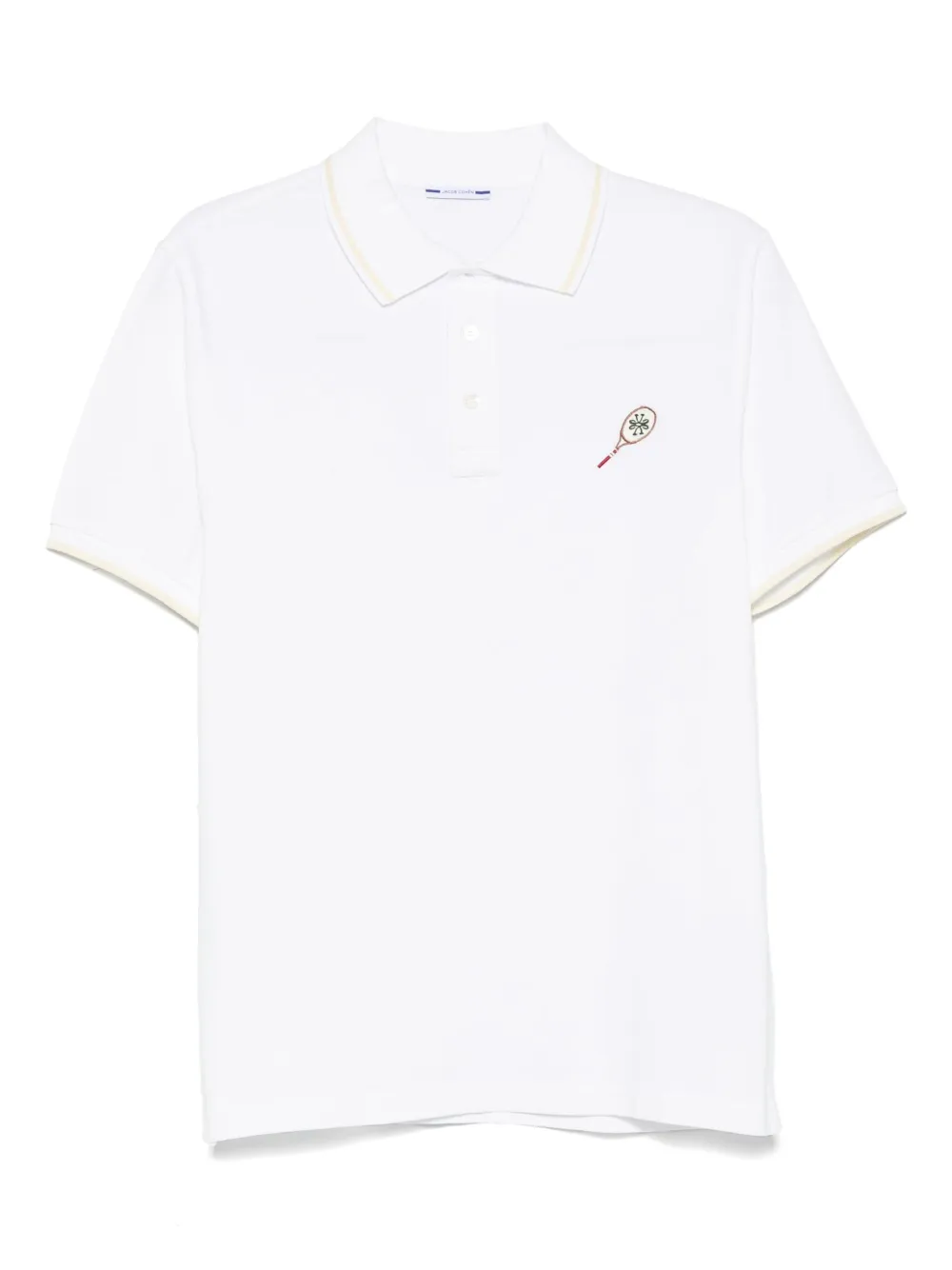 Рубашка поло с вышивкой JACOB COHEN, белый
Рубашка поло с вышивкой JACOB COHEN, белый