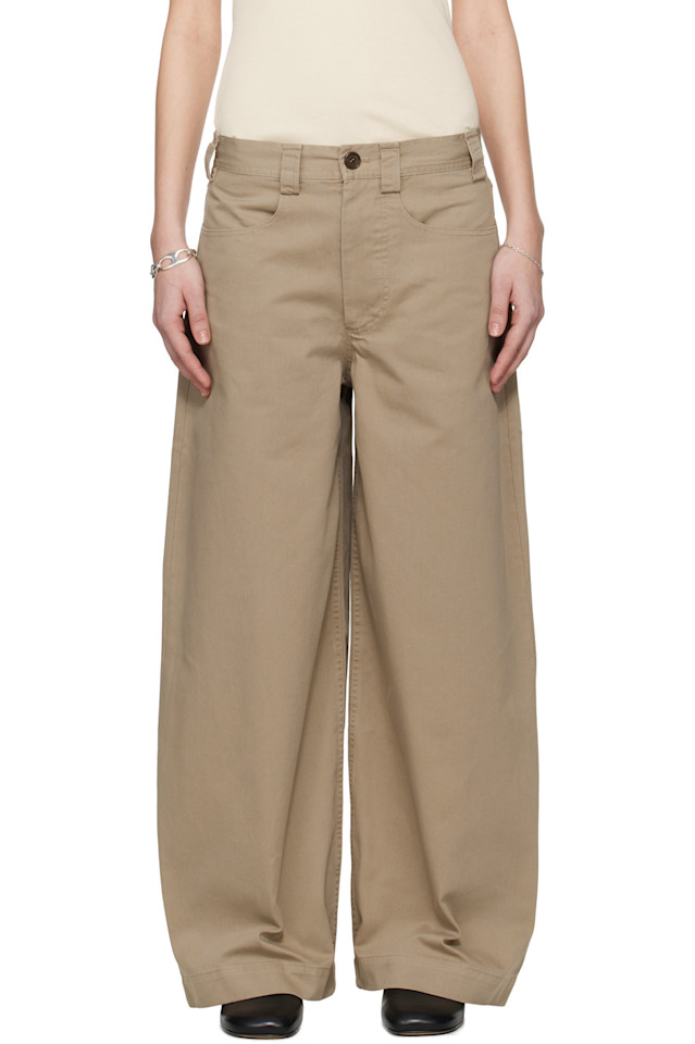 Эгон брюки широкого кроя из постиранного хлопка средней плотности Meta Campania Collective, бежевый
Эгон брюки широкого кроя из постиранного хлопка средней плотности Meta Campania Collective, бежевый