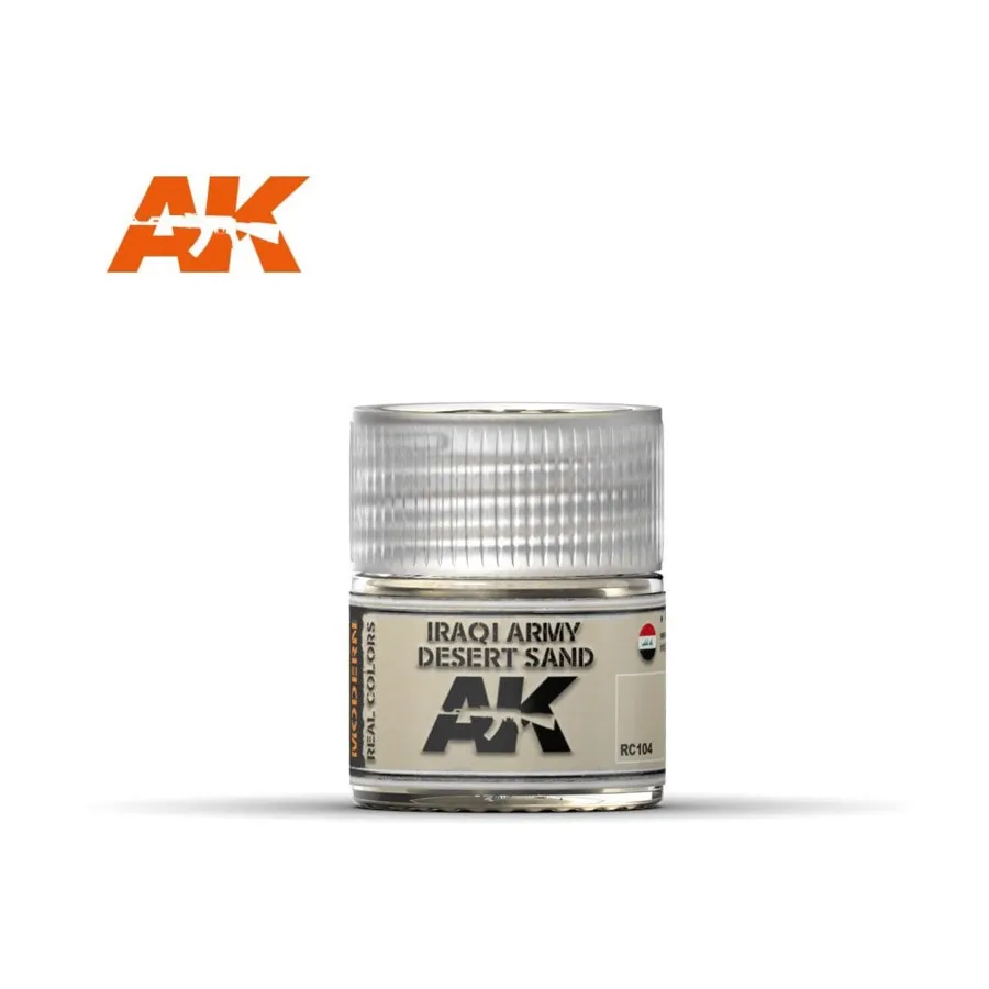Пустынный песок иракской армии, Paint - Real Color (AK-Interactive) 
Пустынный песок иракской армии, Paint - Real Color (AK-Interactive)
