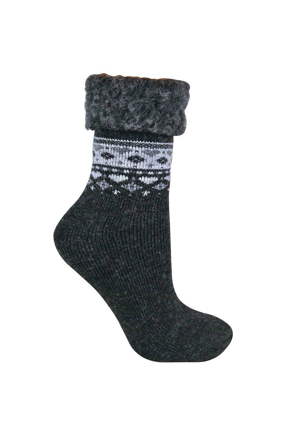 Теплые зимние носки с перевернутым верхом в скандинавском стиле Sock Snob, черный
Теплые зимние носки с перевернутым верхом в скандинавском стиле Sock Snob, черный