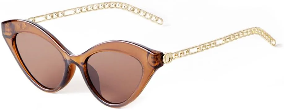 Винтажные модные солнцезащитные очки «кошачий глаз» для женщин, роскошные ретро-очки с синими линзами, женские солнцезащитные очки без цепочки TYUVIVO, C5 Brown
Винтажные модные солнцезащитные очки «кошачий глаз» для женщин, роскошные ретро-очки с синими линзами, женские солнцезащитные очки без цепочки TYUVIVO, C5 Brown