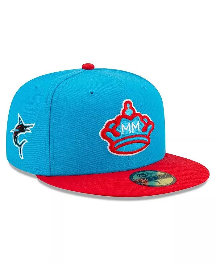 Мужская синяя, красная приталенная шляпа Miami Marlins City Connect 59FIFTY New Era
Мужская синяя, красная приталенная шляпа Miami Marlins City Connect 59FIFTY New Era