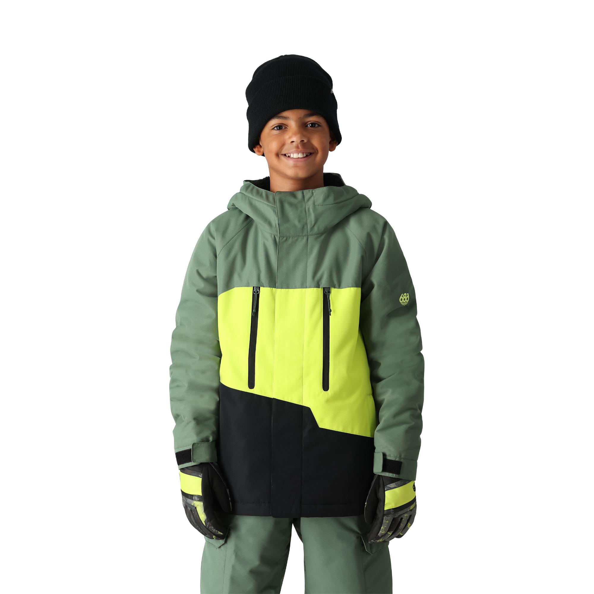 Детская утепленная куртка Geo 686, Cypress Lime Colorblock
Детская утепленная куртка Geo 686, Cypress Lime Colorblock