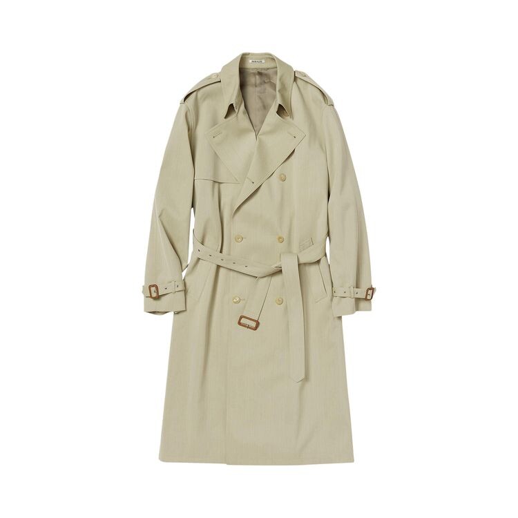 Тренчкот Auralee Trench Coat Light Khaki, зеленый
Тренчкот Auralee Trench Coat Light Khaki, зеленый