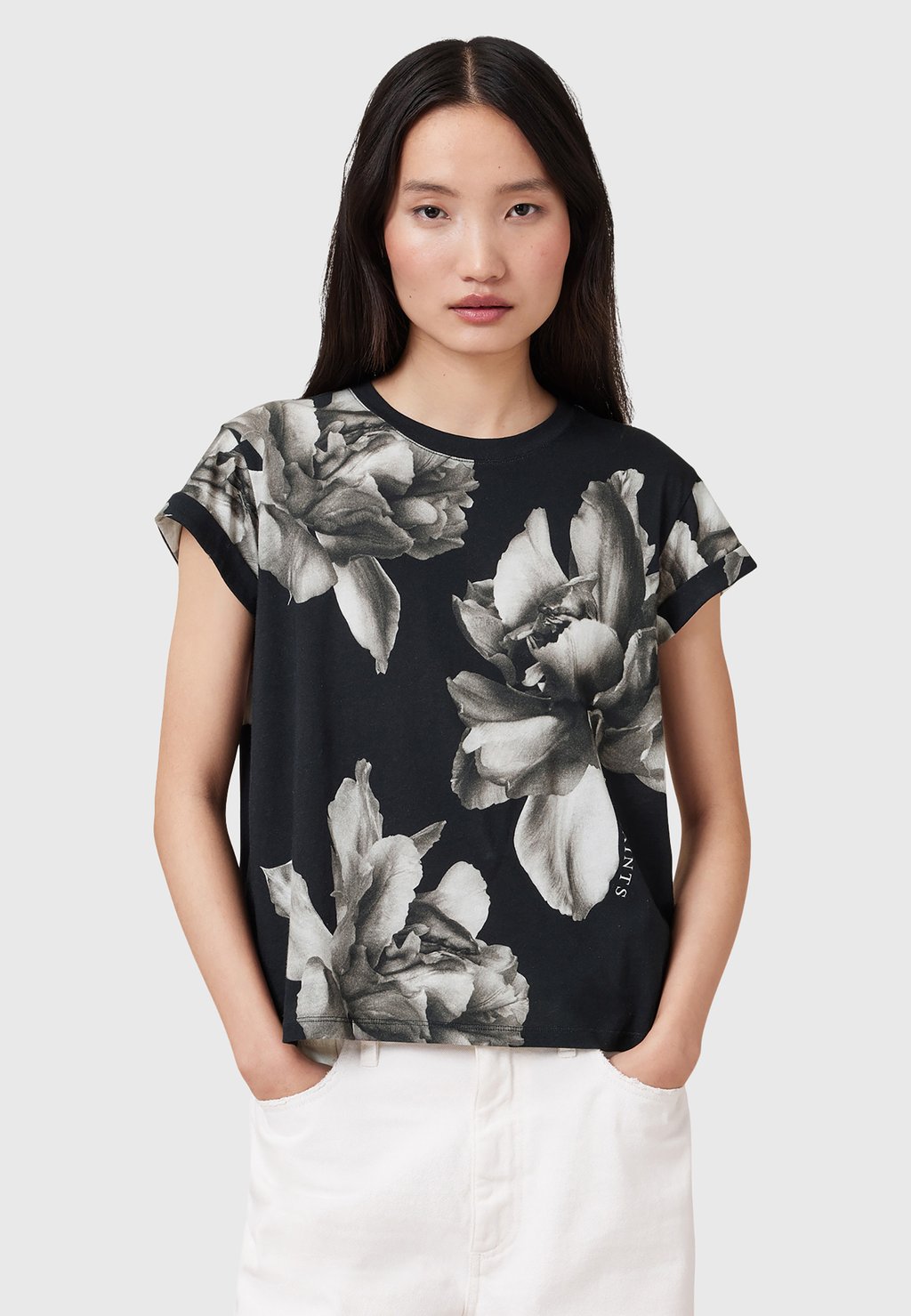 Футболка с принтом ANNA AllSaints, черный
Футболка с принтом ANNA AllSaints, черный