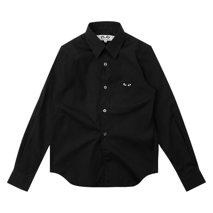 Топ Comme des Garçons PLAY Black Heart Button Up, Black
Топ Comme des Garçons PLAY Black Heart Button Up, Black