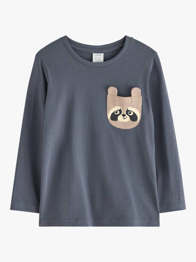 Детская хлопковая кофта с длинными рукавами и игривым карманом Lindex, Dark Grey
Детская хлопковая кофта с длинными рукавами и игривым карманом Lindex, Dark Grey