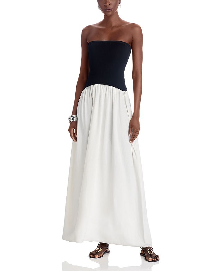 Платье Soglio без бретелек Solid & Striped, черный
Платье Soglio без бретелек Solid & Striped, черный