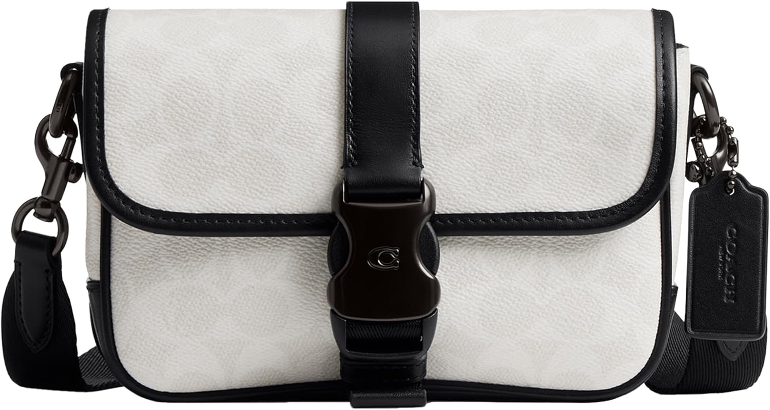 COACH мужская сумка кроссбоди League 19, White/Black Sig
COACH мужская сумка кроссбоди League 19, White/Black Sig