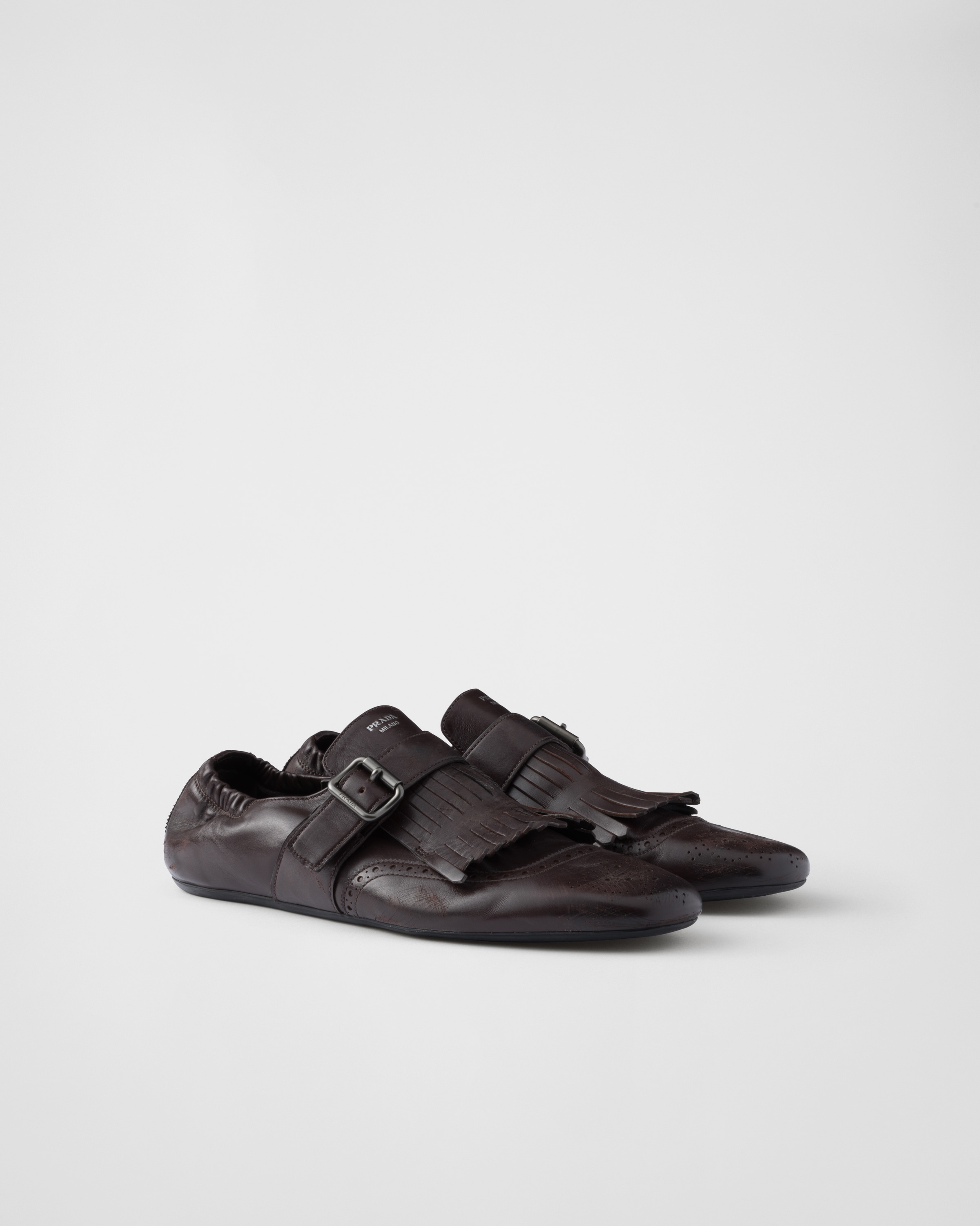 Туфли-монки с бахромой Shuffle Prada, коричневый
Туфли-монки с бахромой Shuffle Prada, коричневый