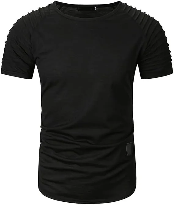 Мужская майка с регланными рукавами и плиссировкой для фитнеса LUORUAN
Мужская майка с регланными рукавами и плиссировкой для фитнеса LUORUAN