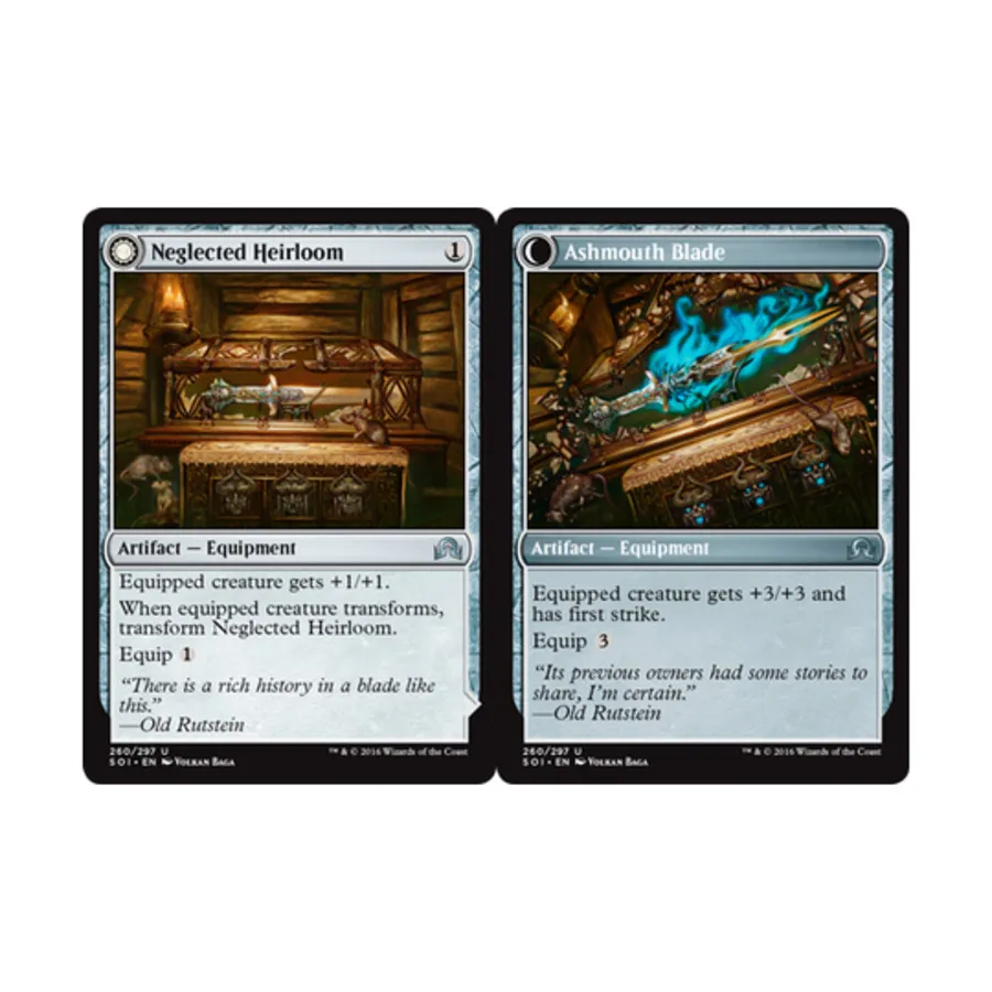 CCG Заброшенная семейная реликвия // Клинок Эшмута (U), MTG - Shadows Over Innistrad
CCG Заброшенная семейная реликвия // Клинок Эшмута (U), MTG - Shadows Over Innistrad