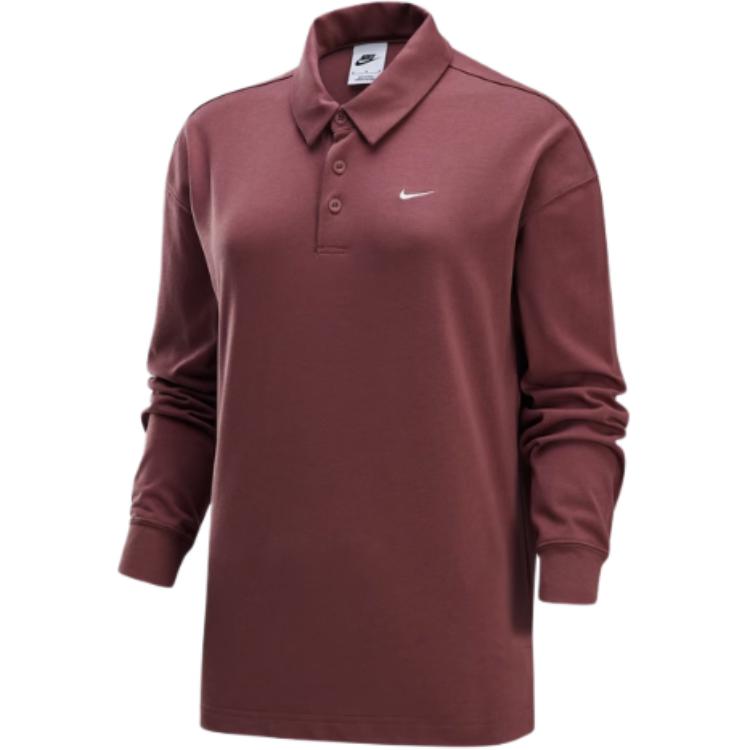 Спортивная серия Essentials Футболка поло Женская Красно-коричневая Nike
Спортивная серия Essentials Футболка поло Женская Красно-коричневая Nike