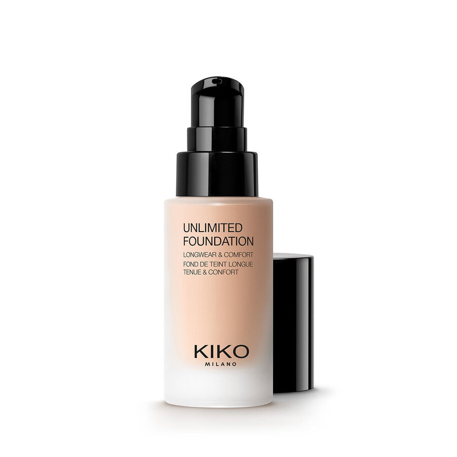 KIKO Milano, Unlimited Foundation, Стойкая жидкая основа 3R 30 мл
KIKO Milano, Unlimited Foundation, Стойкая жидкая основа 3R 30 мл