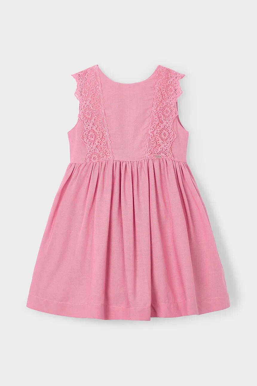 Платье из льняной смеси для детей Mayoral, розовый
Платье из льняной смеси для детей Mayoral, розовый