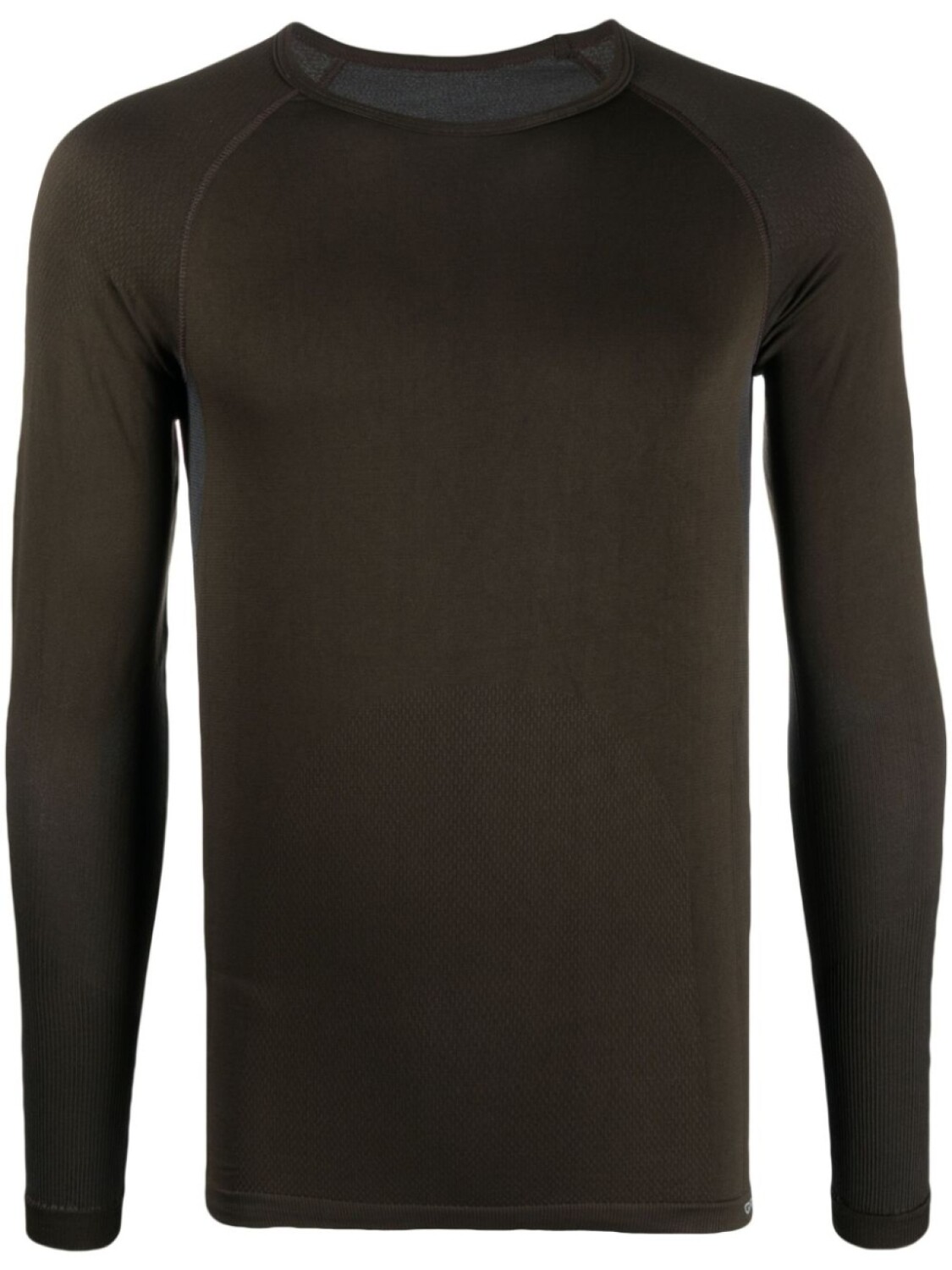 Лонгслив с жаккардовым логотипом GR10K, коричневый
Лонгслив с жаккардовым логотипом GR10K, коричневый