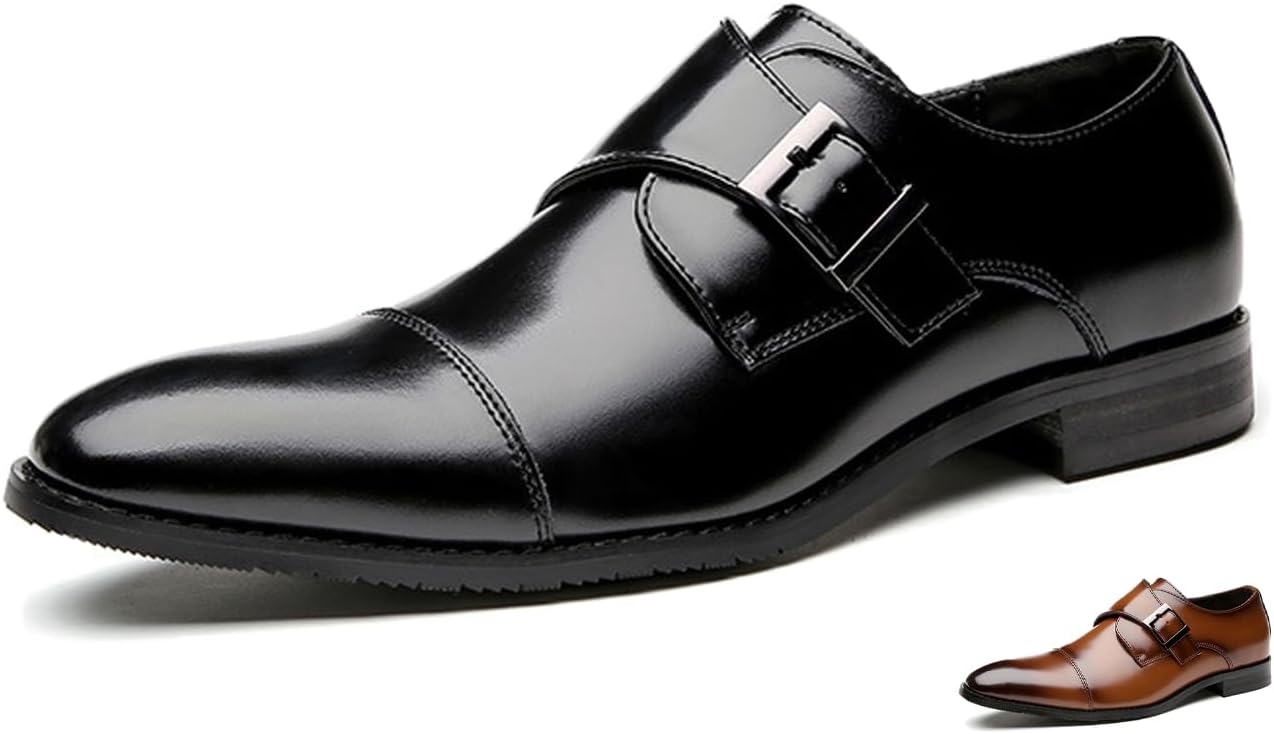 Мужские оксфорды с пряжкой Monk Strap, классические туфли Derby с закрытым носком, кожаные деловые туфли, дышащие свадебные туфли Aivyfaja, черный
Мужские оксфорды с пряжкой Monk Strap, классические туфли Derby с закрытым носком, кожаные деловые туфли, дышащие свадебные туфли Aivyfaja, черный