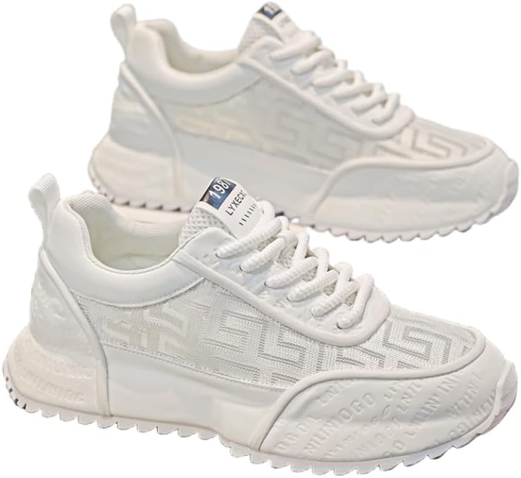 Мужские классические кэжуал кроссовки - легкие дышащие прогулочные туфли для мужчин, удобные модные кроссовки на шнуровке для повседневной носки Clolinde, белый
Мужские классические кэжуал кроссовки - легкие дышащие прогулочные туфли для мужчин, удобные модные кроссовки на шнуровке для повседневной носки Clolinde, белый