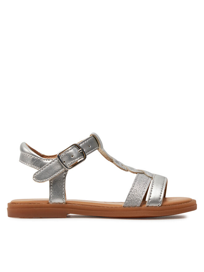 Сандалии J Sandal Karly Girl J4535H 0NFQD C1007 Geox, серебро 
Сандалии J Sandal Karly Girl J4535H 0NFQD C1007 Geox, серебро