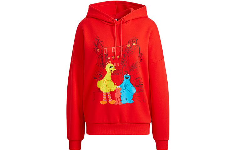 Совместная коллекция Sesame Street X Sesame Street, женская толстовка красного цвета Adidas Neo
Совместная коллекция Sesame Street X Sesame Street, женская толстовка красного цвета Adidas Neo