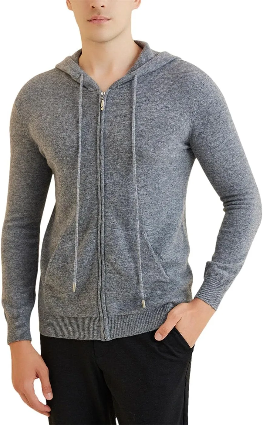 Мужской кардиган-худи из мериносовой шерсти
Мужской кардиган-худи из мериносовой шерсти