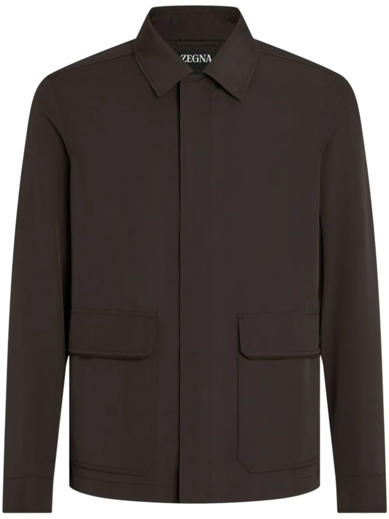 Zegna куртка-рубашка, коричневый
Zegna куртка-рубашка, коричневый