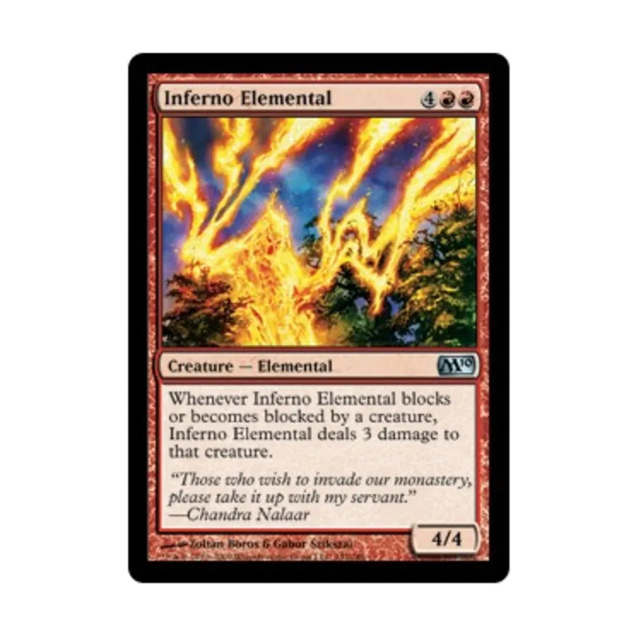 CCG Инфернальный элементаль (U), MTG - Magic 2010
CCG Инфернальный элементаль (U), MTG - Magic 2010