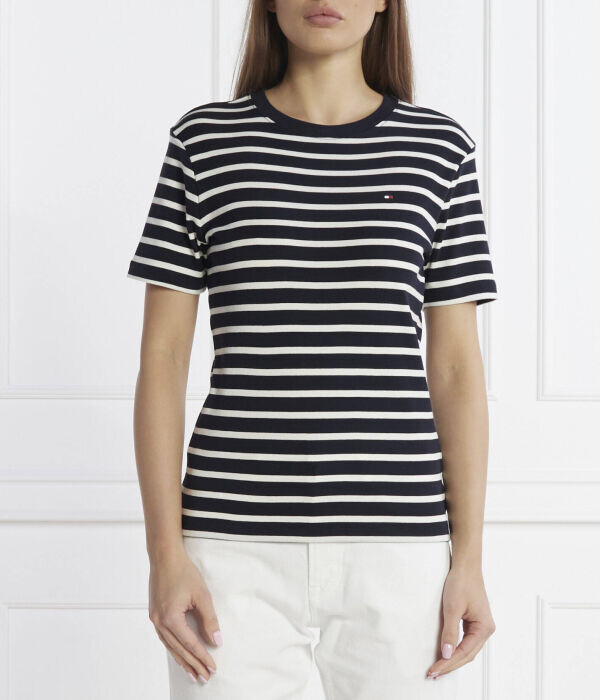 Футболка женская Tommy Hilfiger в полоску, черный/белый
Футболка женская Tommy Hilfiger в полоску, черный/белый