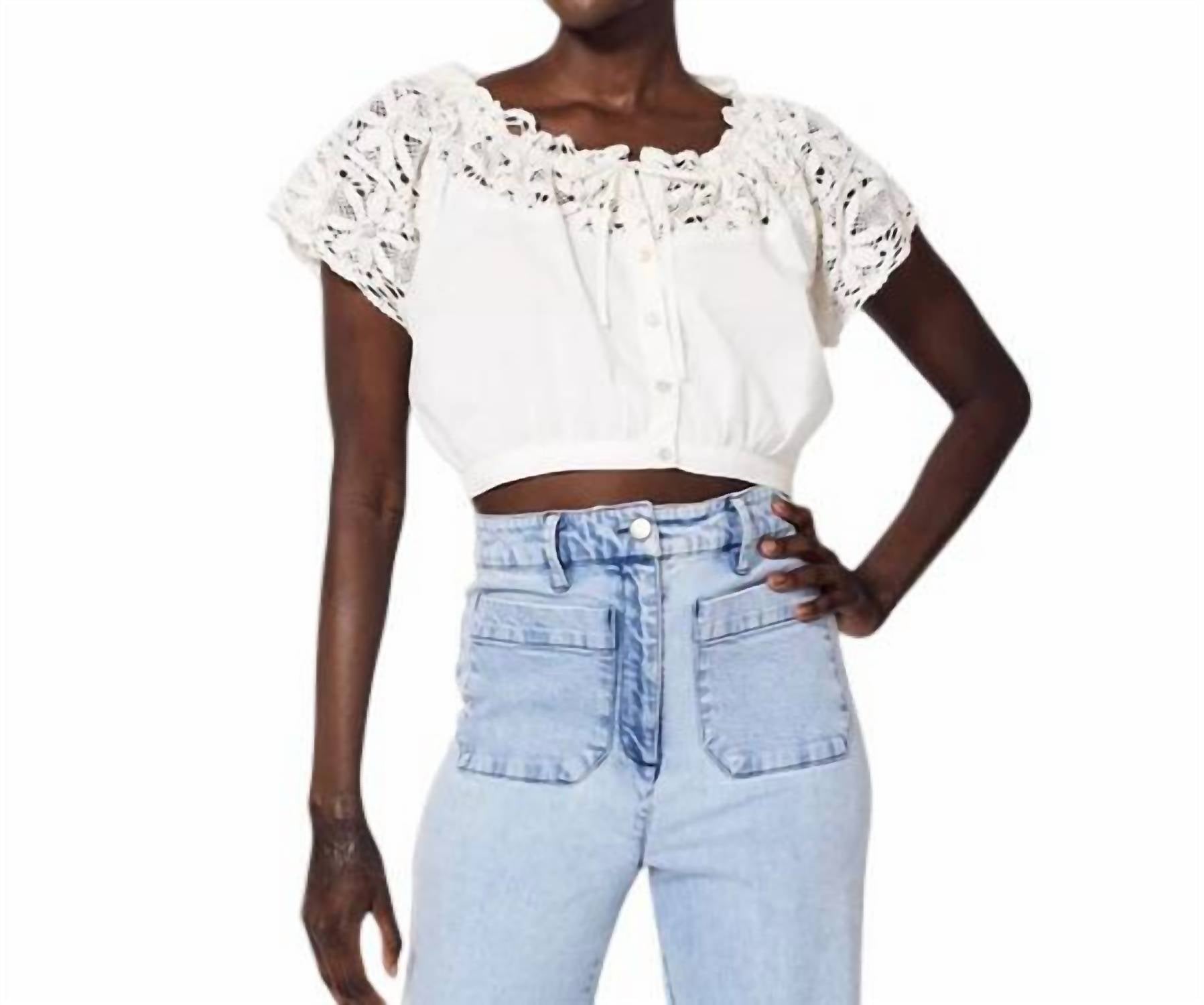 Тереза Блузка в цвете слоновая кость Cleobella
Тереза Блузка в цвете слоновая кость Cleobella