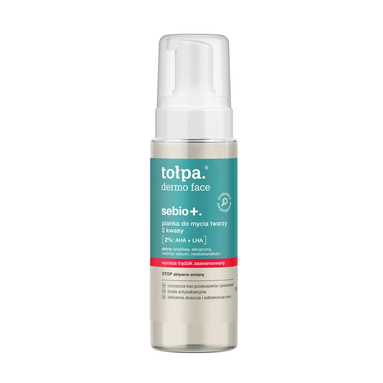 Очищающая пенка для лица Tołpa Dermo Face Sebio+, 150 мл
Очищающая пенка для лица Tołpa Dermo Face Sebio+, 150 мл