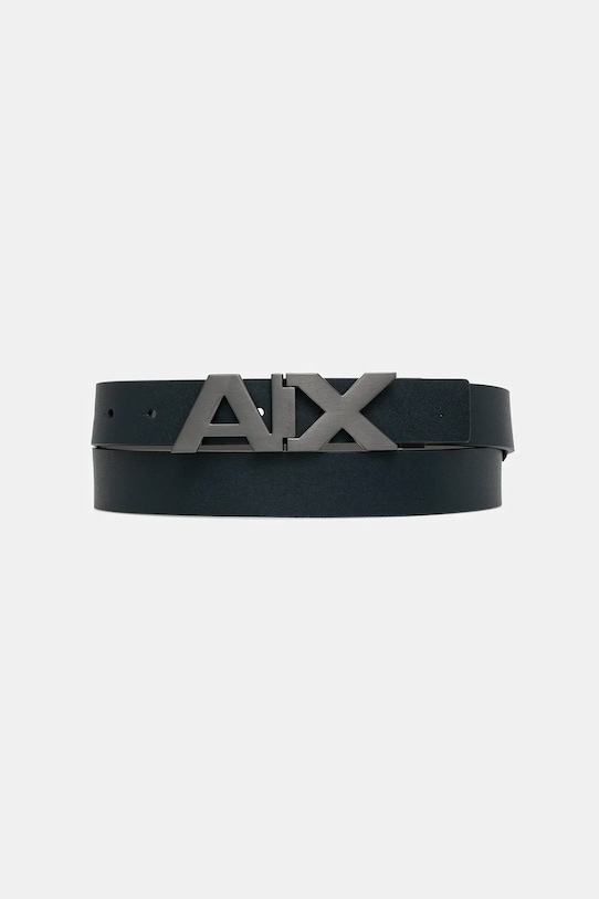 Двусторонний кожаный ремень Armani Exchange, черный
Двусторонний кожаный ремень Armani Exchange, черный